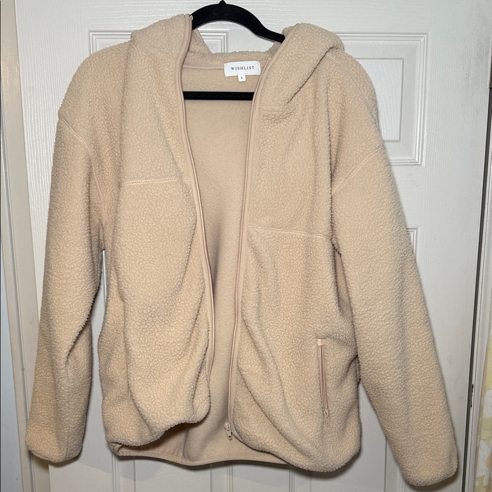 Wishlist Cream Teddy Jacket